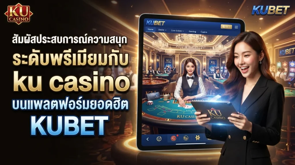 สัมผัสประสบการณ์ความสนุกระดับพรีเมียมกับ ku casino บนแพลตฟอร์มยอดฮิต KUBET