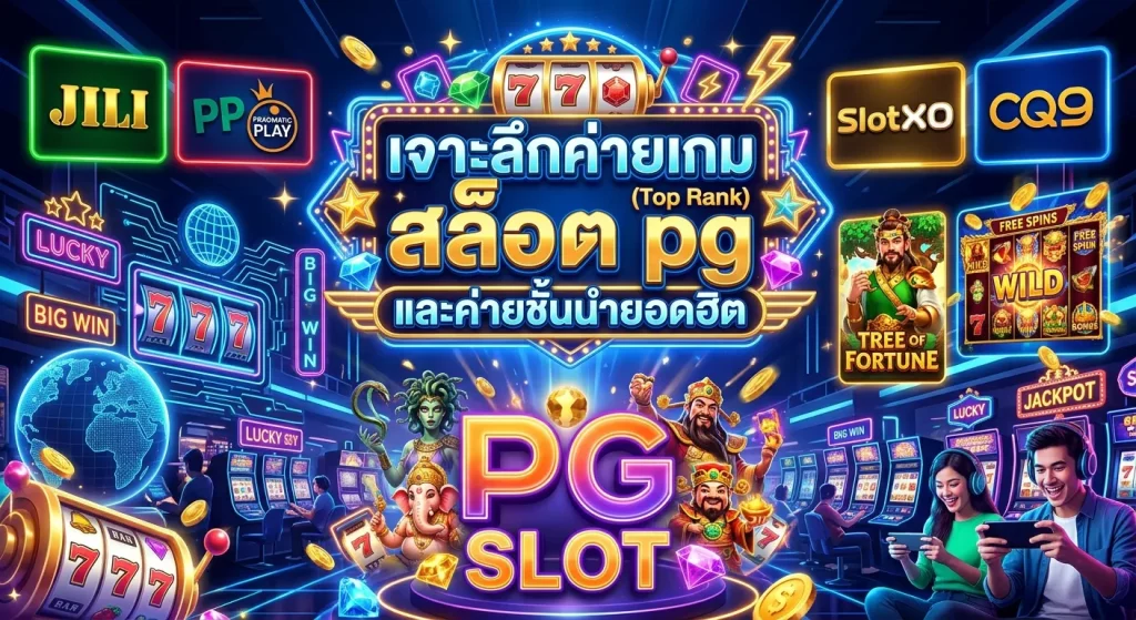 เจาะลึกค่ายเกม สล็อต pg และค่ายชั้นนำยอดฮิต