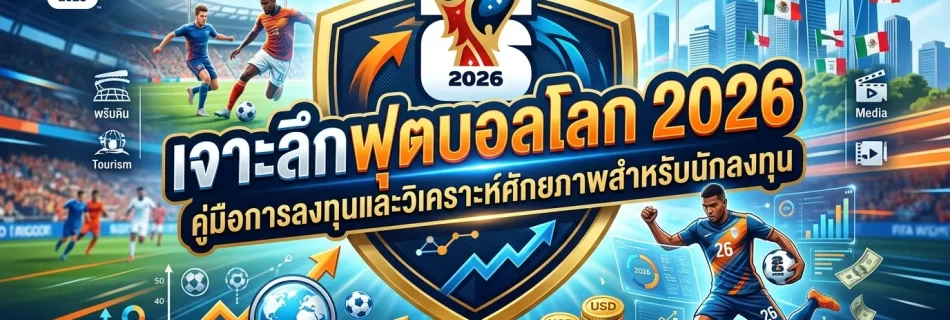 เจาะลึกฟุตบอลโลก 2026: คู่มือการลงทุนและวิเคราะห์ศักยภาพสำหรับนักลงทุน