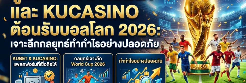 คู่มือเดิมพัน KUBET และ KUCASINO ต้อนรับบอลโลก 2026: เจาะลึกกลยุทธ์ทำกำไรอย่างปลอดภัย