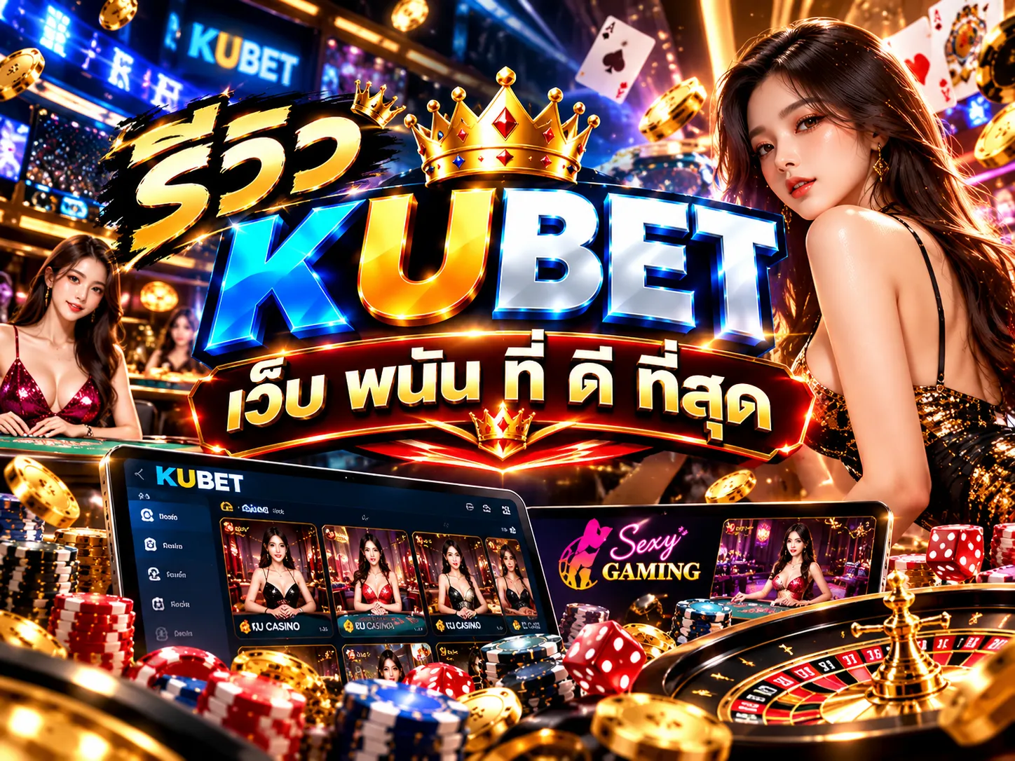 รีวิว KUBET เว็บ พนัน ที่ ดี ที่สุด พร้อมสัมผัสประสบการณ์ KU CASINO และ sexy gaming ระดับพรีเมียม